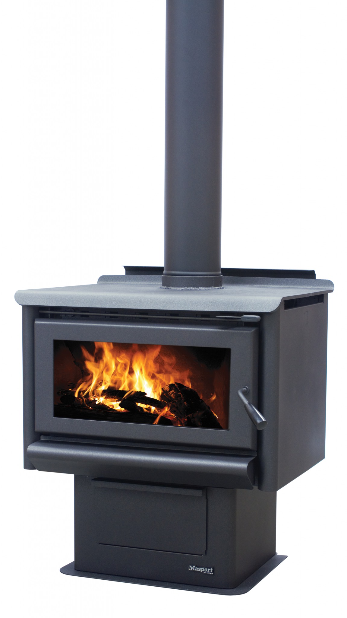 MASPORT R5000 - Freestanding Radiant Wood Burner with Ash pan